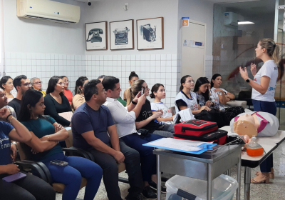 Curso Salve uma Vida realizado na Clínica São Camilo