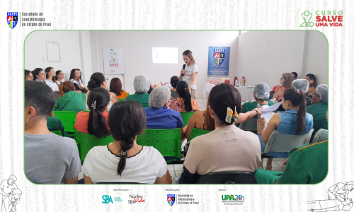 CURSO SALVE UMA VIDA REALIZADO NA UPA DO PROMORAR